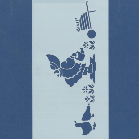 PLANTILLA SILU 1080 NIÑA EN EL JARDIN