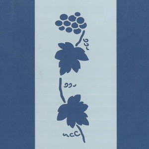 PLANTILLA SILU 1096 UVAS Y HOJAS DE PARRA