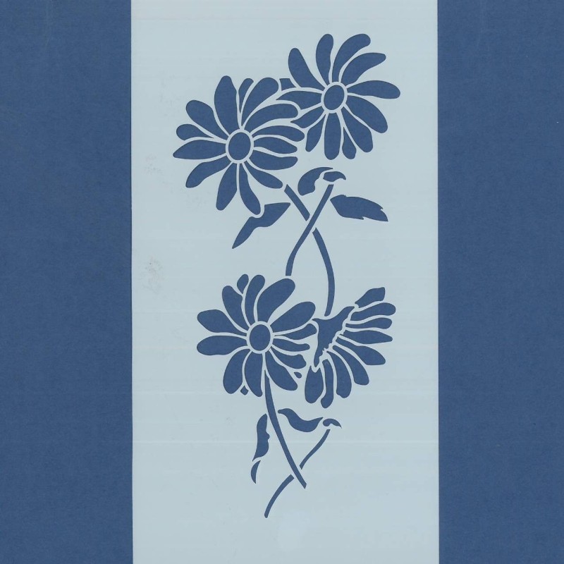 PLANTILLA SILU 1086 FLORES GRANDES