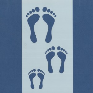 PLANTILLA SILU 1102 HUELLAS DE PIES