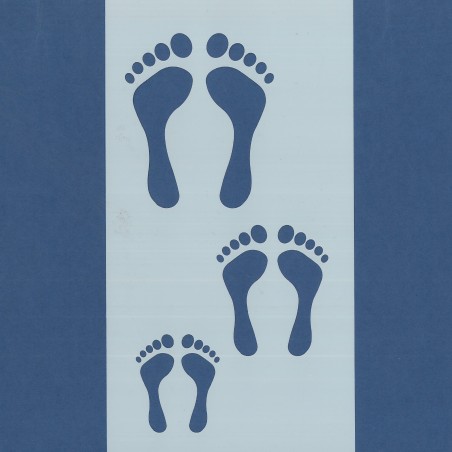 PLANTILLA SILU 1102 HUELLAS DE PIES