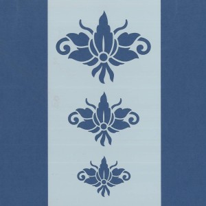 PLANTILLA SILU 1110 FLOR TRES TAMAÑOS