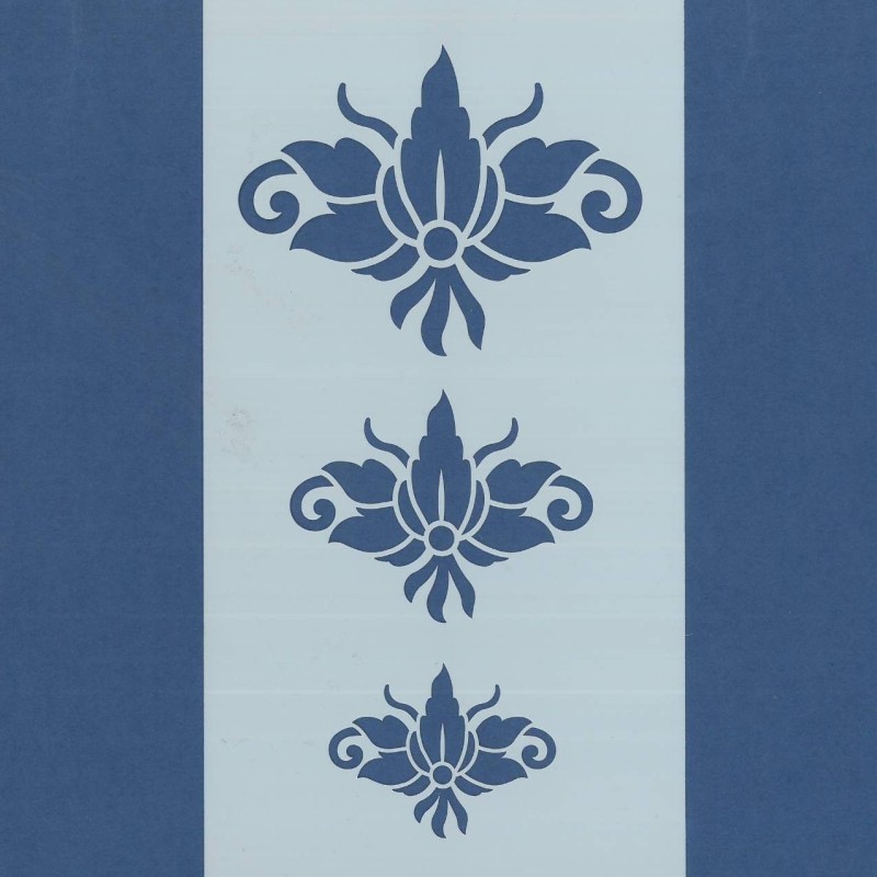 PLANTILLA SILU 1110 FLOR TRES TAMAÑOS