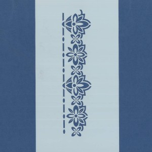 PLANTILLA SILU 1122 GRECA DE FLORES