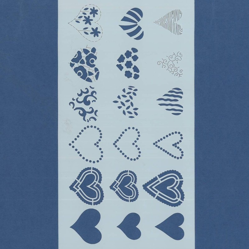 PLANTILLA SILU 1123 CORAZONES