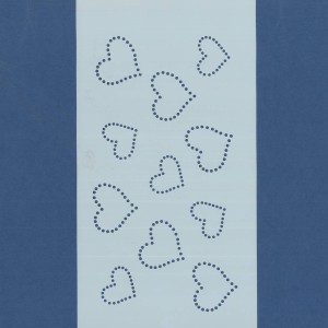 PLANTILLA SILU 1124 SILUETAS DE CORAZONES