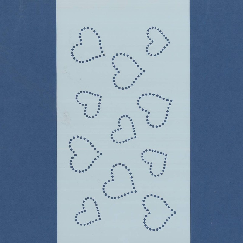 PLANTILLA SILU 1124 SILUETAS DE CORAZONES