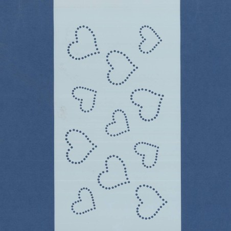 PLANTILLA SILU 1124 SILUETAS DE CORAZONES