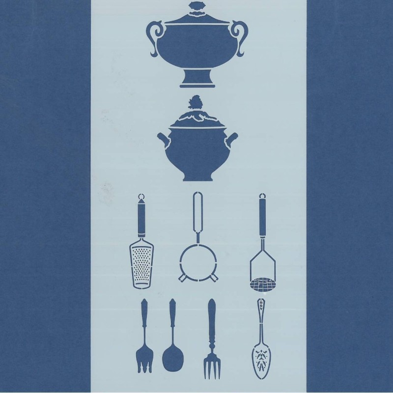 PLANTILLA SILU 1127 UTENSILIOS PARA COCINAR