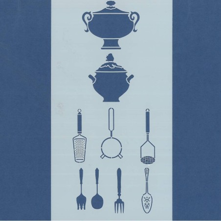 PLANTILLA SILU 1127 UTENSILIOS PARA COCINAR