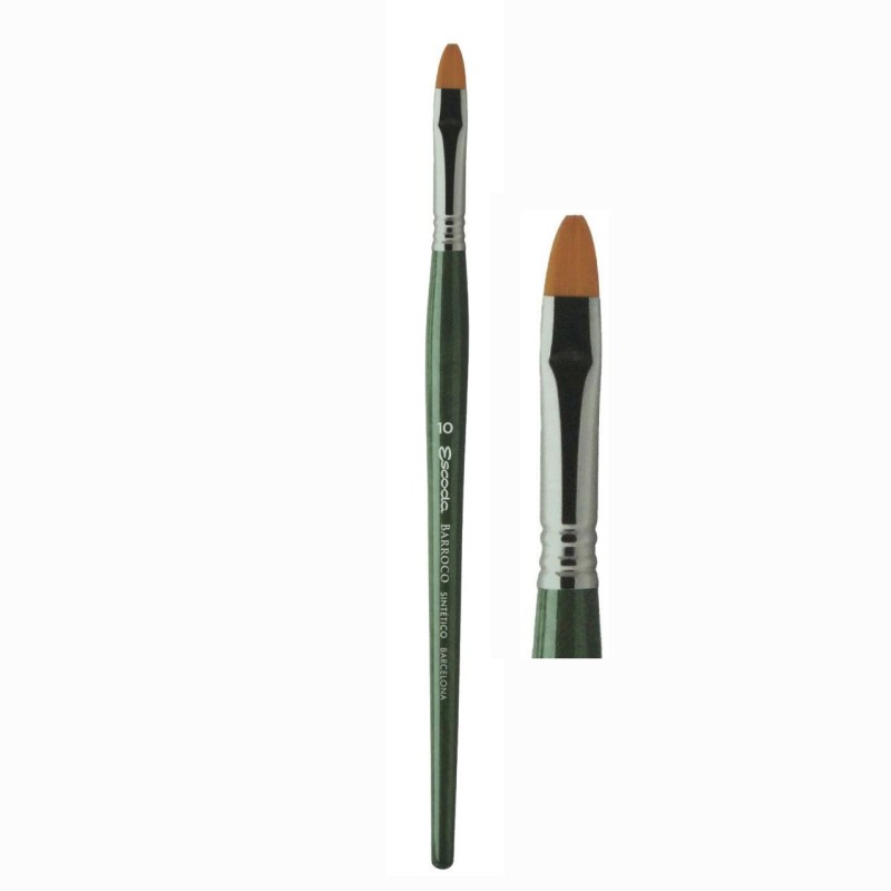 pincel plano fibra toray m. corto nº 18