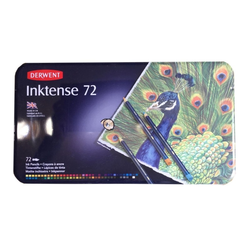 ESTUCHE METAL 72 LÁPICES DE TINTA DERWENT