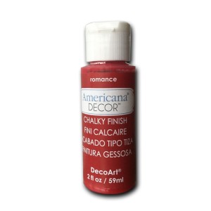 pintura efecto tiza rojo romance 59 ml