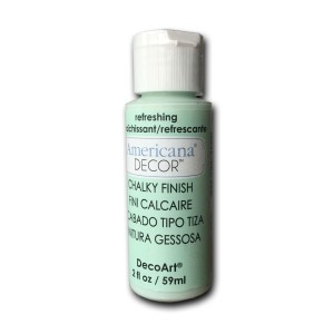 pintura efecto tiza verde refrescante 59 ml