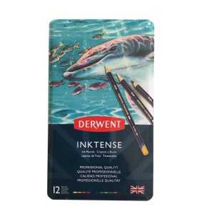 ESTUCHE 12 LÁPICES DE TINTA INKTENSE DERWENT