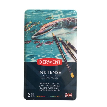 ESTUCHE 12 LÁPICES DE TINTA INKTENSE DERWENT