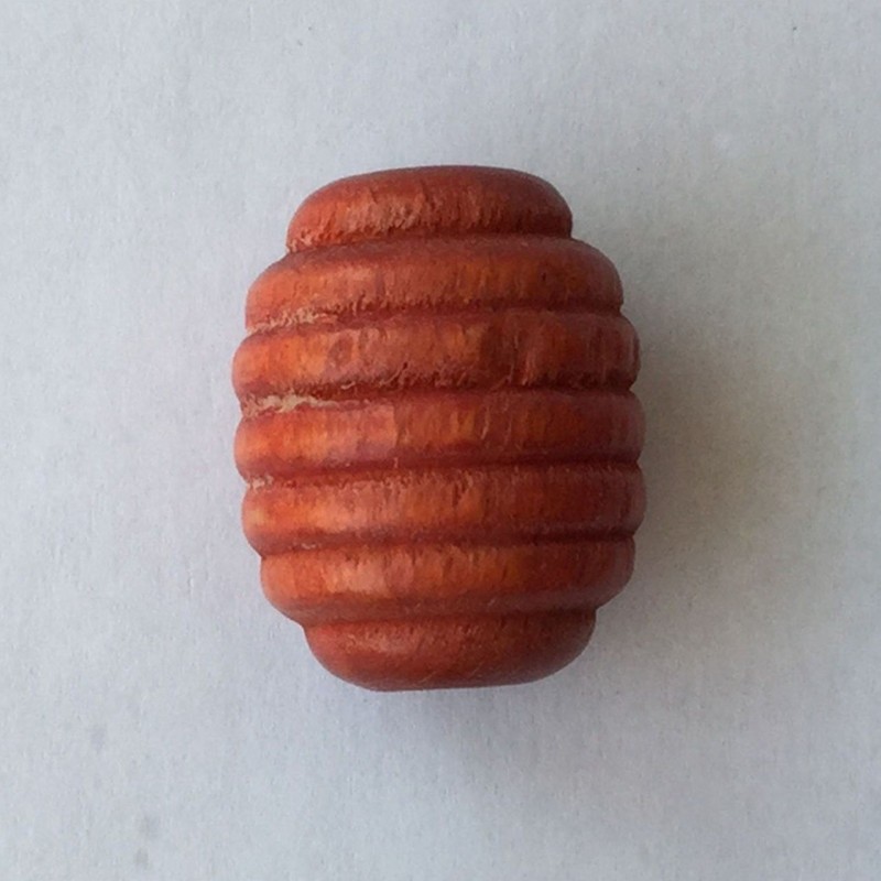 10 UD BOLAS MADERA 25 MM ROSA