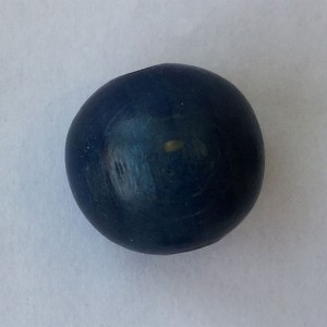 10 UD BOLAS MADERA 25 MM AZUL MARINO
