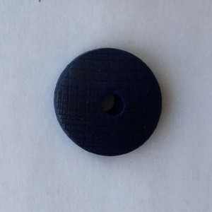 10 UD CUENTAS MADERA 24 MM AZUL MARINO