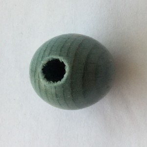 10 UD BOLAS MADERA 25 MM AZUL