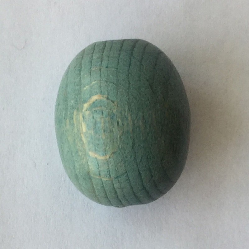 10 UD BOLAS MADERA 25 MM AZUL