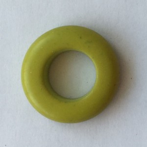 10 UD AROS MADERA 30 MM VERDE