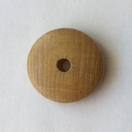 10 UD CUENTAS MADERA 28 MM BEIG