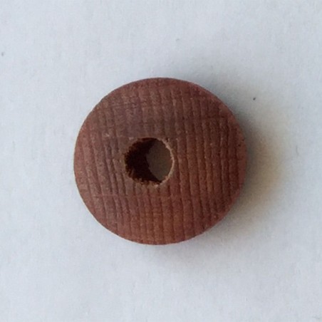 10 UD CUENTAS MADERA 18 MM ROSA