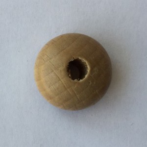 10 UD CUENTAS MADERA 20 MM BEIG