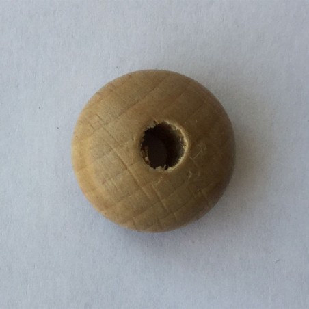10 UD CUENTAS MADERA 20 MM BEIG