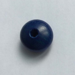 10 UD CUENTAS MADERA 20 MM AZUL