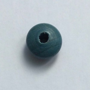 10 UD CUENTAS MADERA 20 MM AZUL CLARO