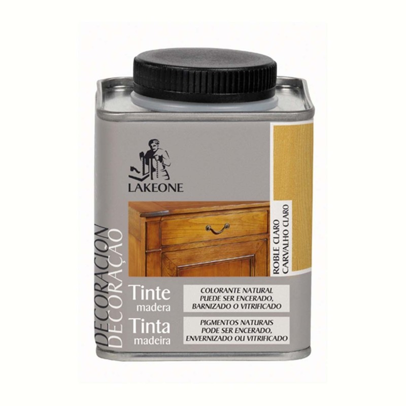TINTE MADERA ROBLE CLARO LAKEONE 225ML