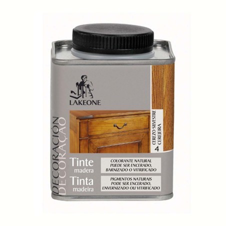 TINTE MADERA CEREZO SILVESTRE LAKEONE 225ML