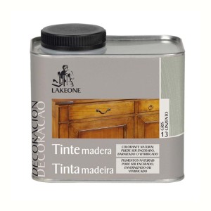 TINTE MADERA GRIS LAKEONE 450 ML