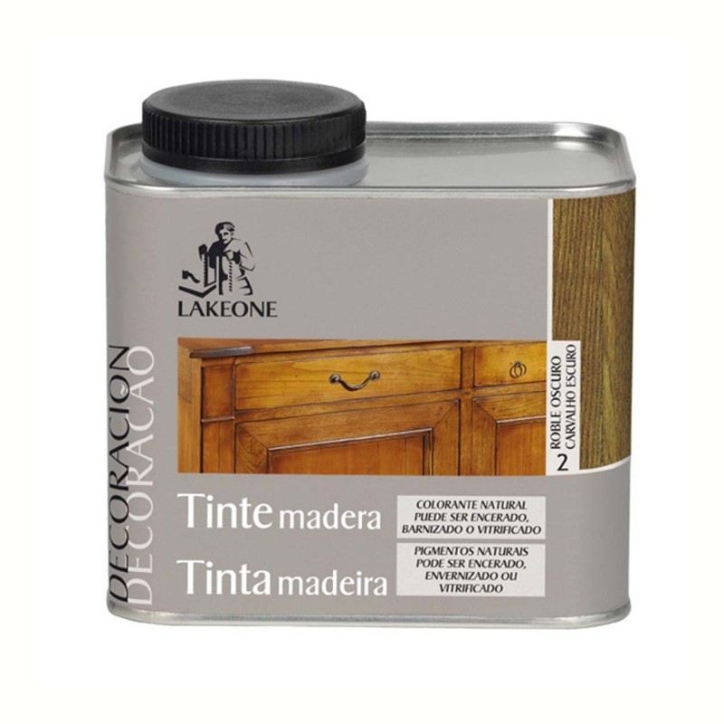 TINTE MADERA LAKEONE ROBLE OSCURO 450 ML