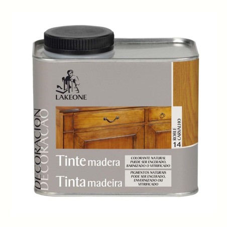 TINTE MADERA ROBLE LAKEONE 450 ML