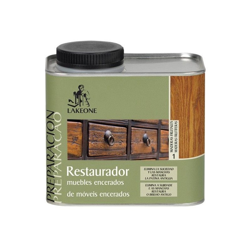 RESTAURADOR MUEBLES ENCERADOS 450ML LAKEONE MADERAS FRUTALES