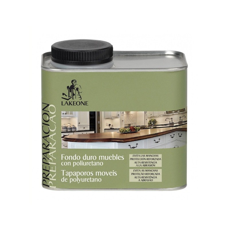 FONDO DURO PARA MUEBLES CON POLIURETANO 450ML LAKEONE
