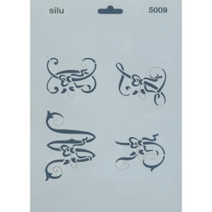 PLANTILLA SILU 5009 ABECEDARIO ZRXM 25 x 18 CM