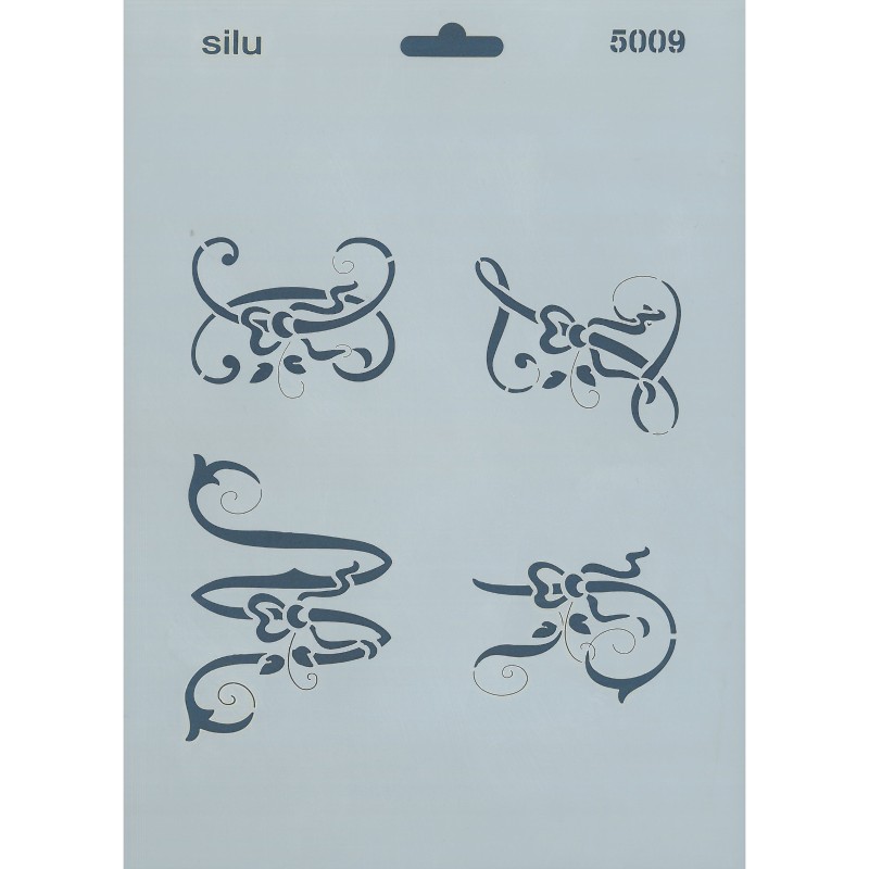 PLANTILLA SILU 5009 ABECEDARIO ZRXM 25 x 18 CM