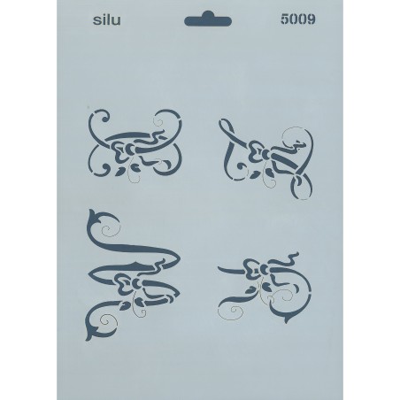 PLANTILLA SILU 5009 ABECEDARIO ZRXM 25 x 18 CM