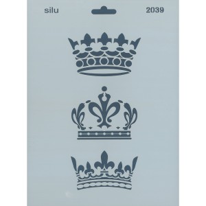 PLANTILLA SILU 2039 CORONAS 25 x 18 CM