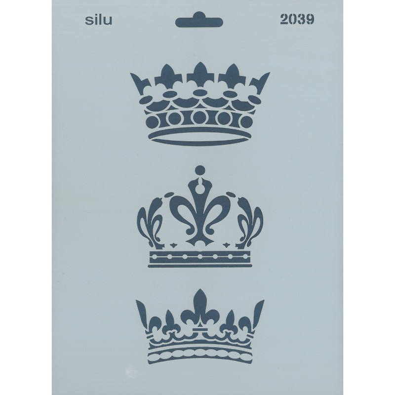 PLANTILLA SILU 2039 CORONAS 25 x 18 CM