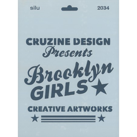 PLANTILLA SILU 2034 BROOKLYN GIRLS 25 x 18 CM