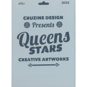 PLANTILLA SILU 2033 QUEENS STARTS 25 x 18 CM