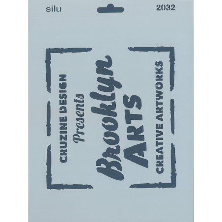 PLANTILLA SILU 2032 BROOKLYN ART VERTICAL 25 x 18 CM