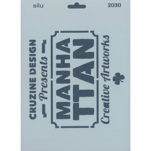 PLANTILLA SILU 2030 MANHATTAN VERTICAL 25 x 18 CM