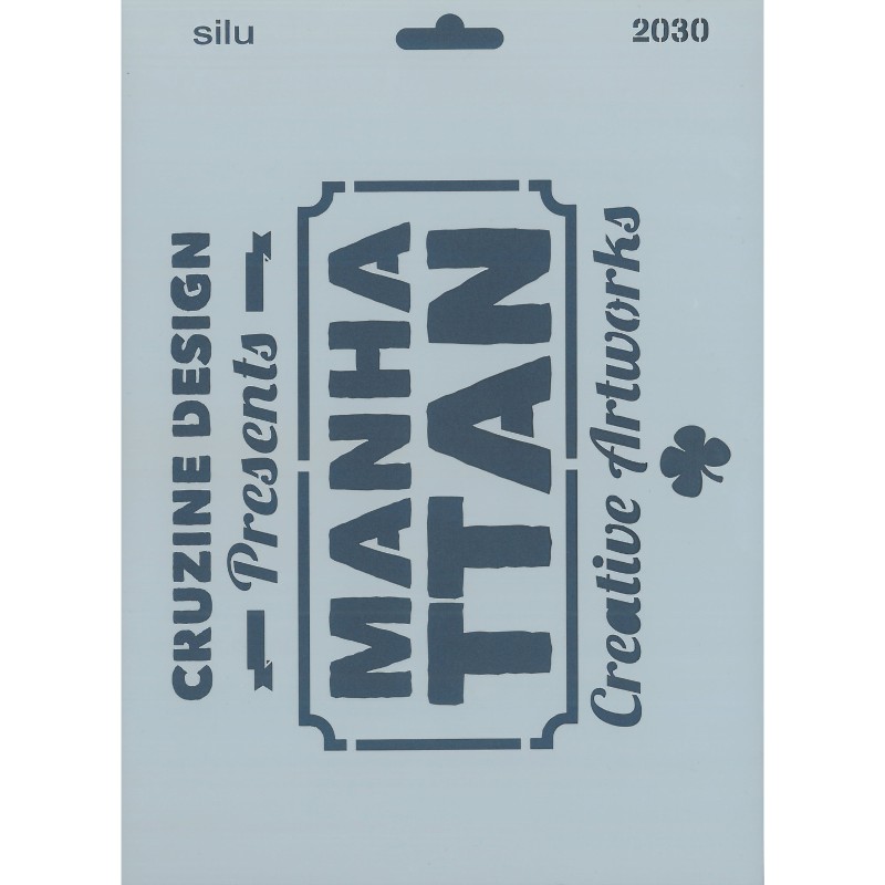 PLANTILLA SILU 2030 MANHATTAN VERTICAL 25 x 18 CM