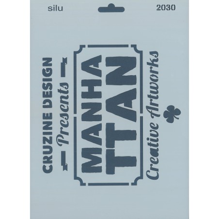 PLANTILLA SILU 2030 MANHATTAN VERTICAL 25 x 18 CM